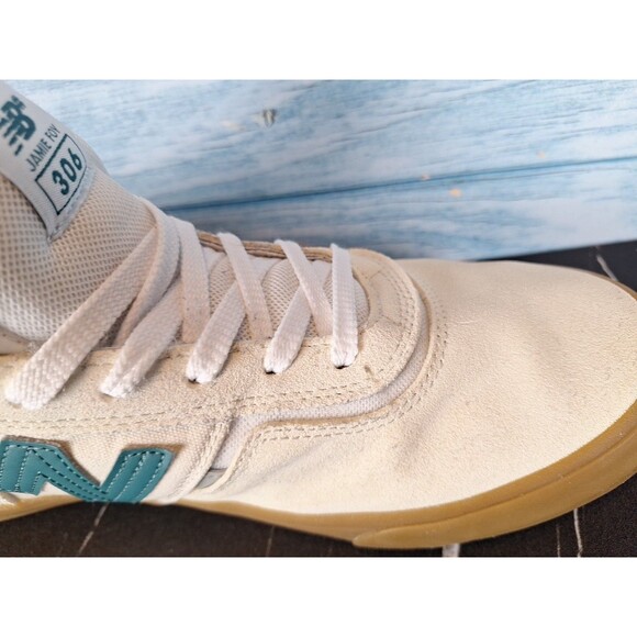 New Balance Numeric 306 Foy Sea Salt Teal Gum Shoes Sz 14 main image 7